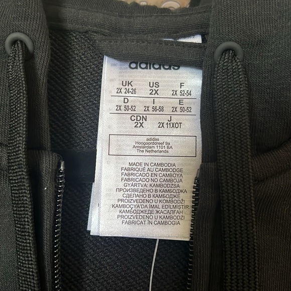 Adidas women’s black zipper sweater - Picture 5 of 12